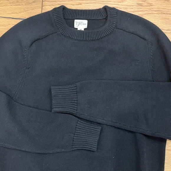 J. Crew Black Crewneck Sweater for Men - Picture 3 of 11